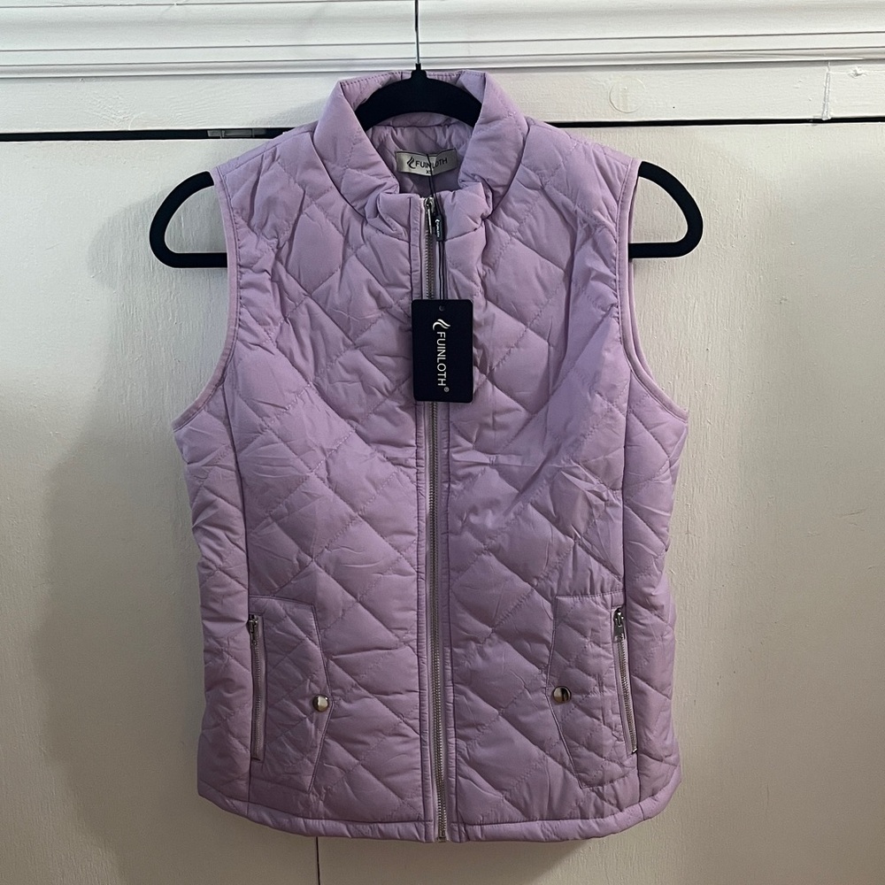 Ariat Light Purple Quilted Vest